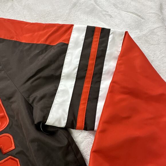 G-III Cleveland Browns Windbreaker Pullover Mens SMALL Embroidered Mesh Lined - Picture 7 of 16
